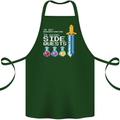 RPG Gaming I'm Doing Side Quests Gamer Cotton Apron 100% Organic Forest Green