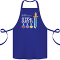 RPG Gaming I'm Doing Side Quests Gamer Cotton Apron 100% Organic Royal Blue