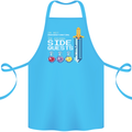RPG Gaming I'm Doing Side Quests Gamer Cotton Apron 100% Organic Turquoise