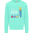 RPG Gaming I'm Doing Side Quests Gamer Kids Sweatshirt Jumper Peppermint