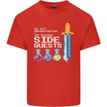 RPG Gaming I'm Doing Side Quests Gamer Kids T-Shirt Childrens Red