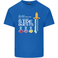 RPG Gaming I'm Doing Side Quests Gamer Kids T-Shirt Childrens Royal Blue