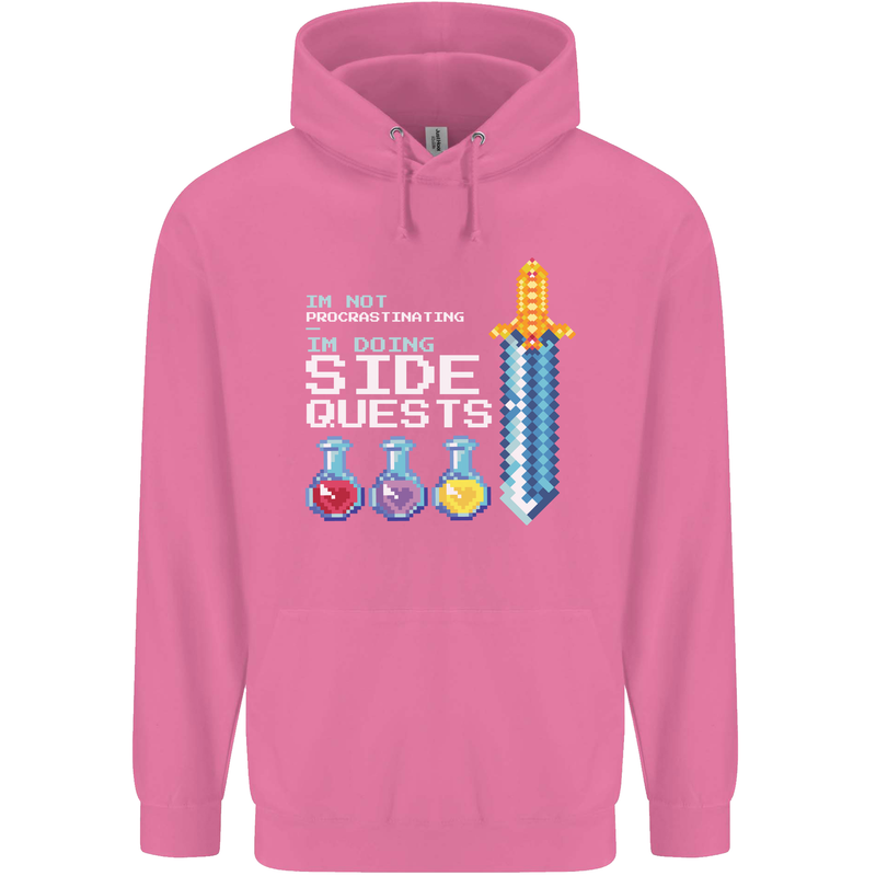 RPG Gaming I'm Doing Side Quests Gamer Mens 80% Cotton Hoodie Azelea