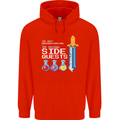 RPG Gaming I'm Doing Side Quests Gamer Mens 80% Cotton Hoodie Bright Red