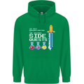 RPG Gaming I'm Doing Side Quests Gamer Mens 80% Cotton Hoodie Irish Green