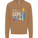 RPG Gaming I'm Doing Side Quests Gamer Mens Sweatshirt Jumper Caramel Latte
