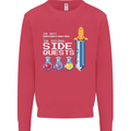 RPG Gaming I'm Doing Side Quests Gamer Mens Sweatshirt Jumper Heliconia