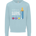 RPG Gaming I'm Doing Side Quests Gamer Mens Sweatshirt Jumper Light Blue