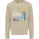 RPG Gaming I'm Doing Side Quests Gamer Mens Sweatshirt Jumper Sand