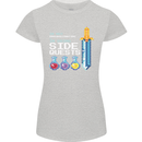 RPG Gaming I'm Doing Side Quests Gamer Womens Petite Cut T-Shirt Sports Grey