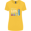 RPG Gaming I'm Doing Side Quests Gamer Womens Wider Cut T-Shirt Yellow