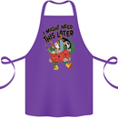 RPG Might Need this Later Role Playing Game Cotton Apron 100% Organic Purple