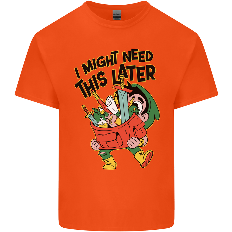 RPG Might Need this Later Role Playing Game Kids T-Shirt Childrens Orange