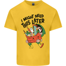 RPG Might Need this Later Role Playing Game Kids T-Shirt Childrens Yellow