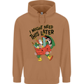 RPG Might Need this Later Role Playing Game Mens 80% Cotton Hoodie Caramel Latte