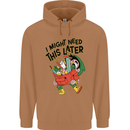 RPG Might Need this Later Role Playing Game Mens 80% Cotton Hoodie Caramel Latte