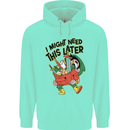 RPG Might Need this Later Role Playing Game Mens 80% Cotton Hoodie Peppermint