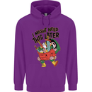 RPG Might Need this Later Role Playing Game Mens 80% Cotton Hoodie Purple
