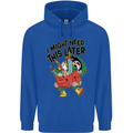 RPG Might Need this Later Role Playing Game Mens 80% Cotton Hoodie Royal Blue