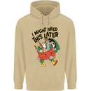 RPG Might Need this Later Role Playing Game Mens 80% Cotton Hoodie Sand