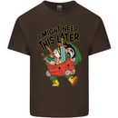 RPG Might Need this Later Role Playing Game Mens Cotton T-Shirt Tee Top Dark Chocolate