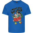 RPG Might Need this Later Role Playing Game Mens Cotton T-Shirt Tee Top Royal Blue