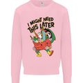 RPG Might Need this Later Role Playing Game Mens Sweatshirt Jumper Light Pink
