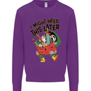 RPG Might Need this Later Role Playing Game Mens Sweatshirt Jumper Purple