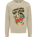 RPG Might Need this Later Role Playing Game Mens Sweatshirt Jumper Sand