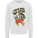 RPG Might Need this Later Role Playing Game Mens Sweatshirt Jumper White
