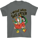 RPG Might Need this Later Role Playing Game Mens T-Shirt Cotton Gildan Charcoal