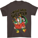 RPG Might Need this Later Role Playing Game Mens T-Shirt Cotton Gildan Dark Chocolate