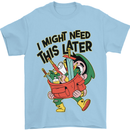 RPG Might Need this Later Role Playing Game Mens T-Shirt Cotton Gildan Light Blue