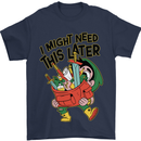 RPG Might Need this Later Role Playing Game Mens T-Shirt Cotton Gildan Navy Blue