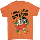 RPG Might Need this Later Role Playing Game Mens T-Shirt Cotton Gildan Orange