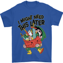 RPG Might Need this Later Role Playing Game Mens T-Shirt Cotton Gildan Royal Blue