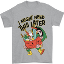 RPG Might Need this Later Role Playing Game Mens T-Shirt Cotton Gildan Sports Grey