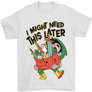 RPG Might Need this Later Role Playing Game Mens T-Shirt Cotton Gildan White