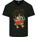 RPG Might Need this Later Role Playing Game Mens V-Neck Cotton T-Shirt Black