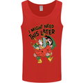 RPG Might Need this Later Role Playing Game Mens Vest Tank Top Red