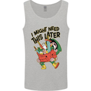 RPG Might Need this Later Role Playing Game Mens Vest Tank Top Sports Grey