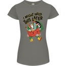 RPG Might Need this Later Role Playing Game Womens Petite Cut T-Shirt Charcoal