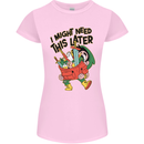 RPG Might Need this Later Role Playing Game Womens Petite Cut T-Shirt Light Pink