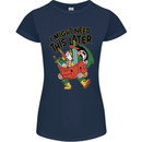 RPG Might Need this Later Role Playing Game Womens Petite Cut T-Shirt Navy Blue