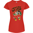 RPG Might Need this Later Role Playing Game Womens Petite Cut T-Shirt Red