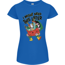RPG Might Need this Later Role Playing Game Womens Petite Cut T-Shirt Royal Blue