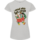 RPG Might Need this Later Role Playing Game Womens Petite Cut T-Shirt Sports Grey