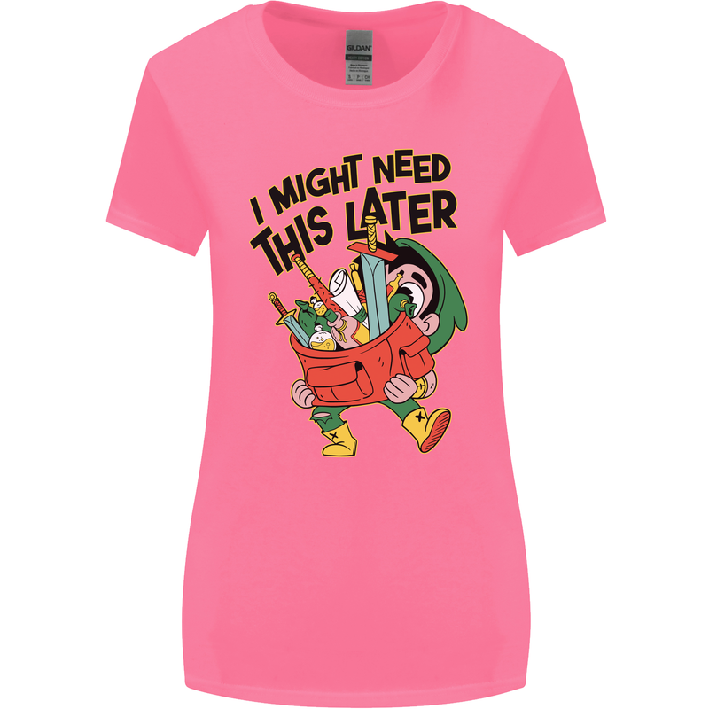 RPG Might Need this Later Role Playing Game Womens Wider Cut T-Shirt Azalea