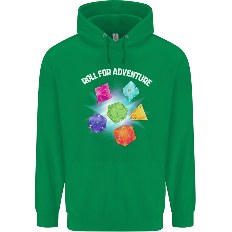 RPG Role Play Games Adventure Childrens Kids Hoodie Irish Green