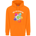 RPG Role Play Games Adventure Childrens Kids Hoodie Orange